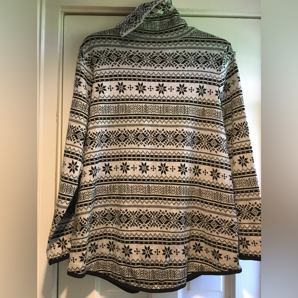 T By Talbots Split Neck Cowl Pullover Sweater - image 2